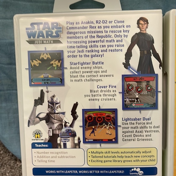 LEAPFROG LEAPSTER STAR WARS & WALL E learning games - Picture 4 of 5